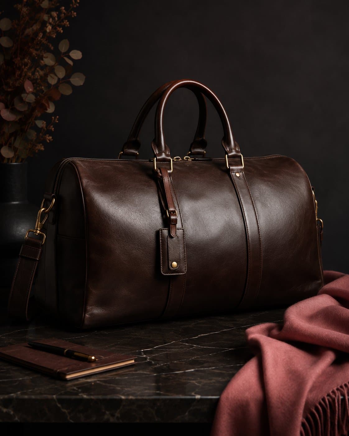 Heritage Leather Weekender Bag